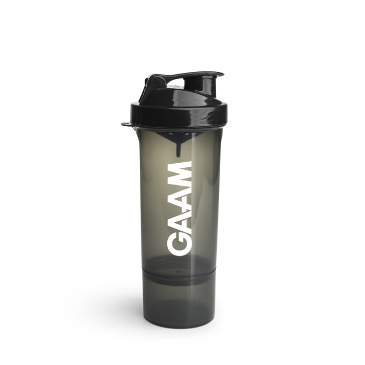 GAAM Smartshake Slim 500 ml Black in the group Clothing & Accessories / Accessories at Gaamnutrition.com (Proteinbolaget i Sverige AB) (PB-2203141-3)