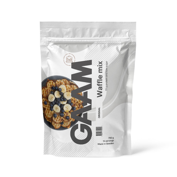 GAAM Waffle Mix 700 g Original in the group Bars, Drinks & Snacks / Food at Gaamnutrition.com (Proteinbolaget i Sverige AB) (PB-321208-1)