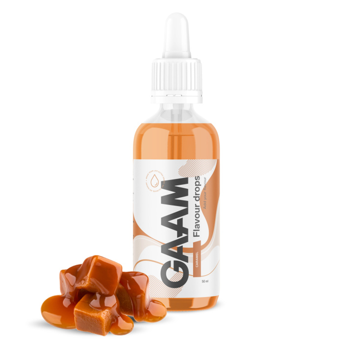 GAAM Flavour drops 50 ml Caramel in the group Bars, Drinks & Snacks / Food at Gaamnutrition.com (Proteinbolaget i Sverige AB) (PB-83682-2)