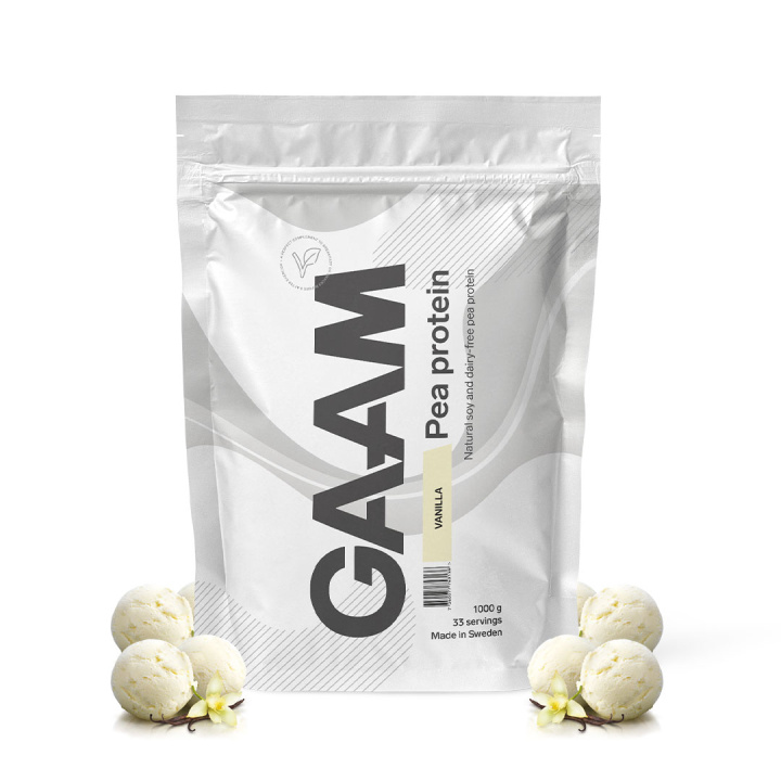 GAAM Pea 6 1 kg Vanilla in the group Protein / Vegan at Gaamnutrition.com (Proteinbolaget i Sverige AB) (PB-86530-2)